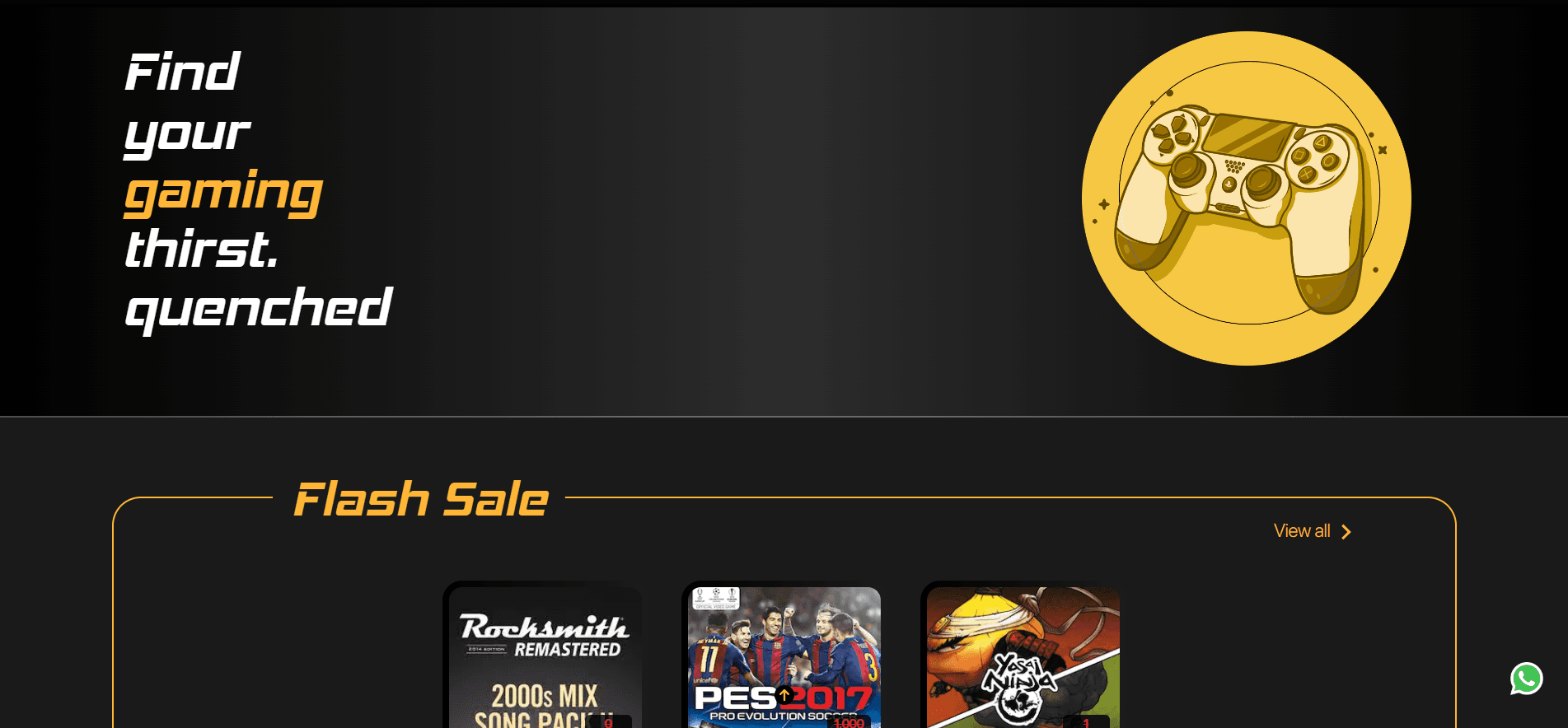 Games Ecommerce Website